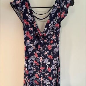 Floral V-Neck Dress
